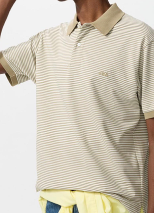 Поло, тенниска, батник uniqlo x j.w. anderson dry pique striped polo shirt
