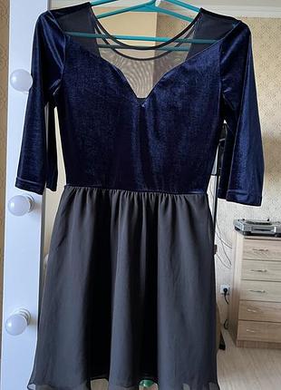 Коротка коктейльна сукня від бренду h&m (лінійка divided) розмір s