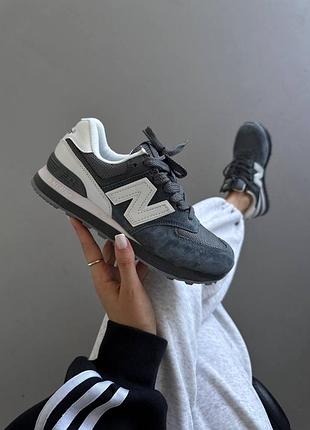 Кросівки жіночі new balance 574 | grey / white