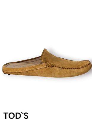 Мужские мокасины-слиперы tod's gommino