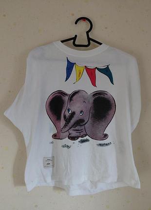 Женская футболка zara, disney colection, р m