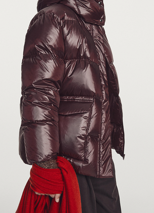 Пуховик марсала massimo dutti 2