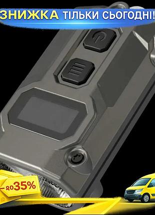 Ku ліхтар брелок nitecore universal fit tini 3 led 600 лм usb-c компактний світильник для подорожей та uni2l_k