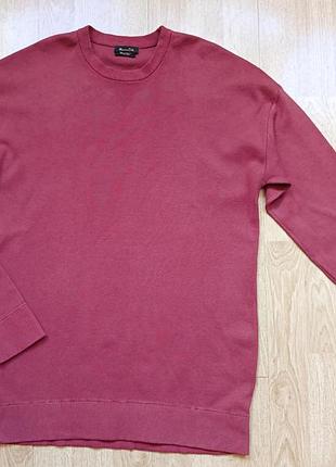 Свитер/лонгслив massimo dutti (100% хлопок), s/m