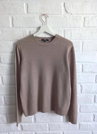 Базовый кашемировый свитер uniqlo