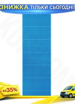 Ku килимок складаний naturehike universal fit ixpe з алюмінієвою плівкою 195х60 см для пікніка та відп uni2l_k