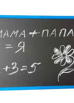 Магнитная доска (308*207) доска для мела, маркер, мел 0167 тм irbis