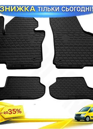 Резиновые коврики stingray для skoda octavia ii a5 2010-2013 4шт автомобильные ковры для защиты салона ku-22