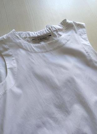 Удлиненная хлопковая блуза max mara 7