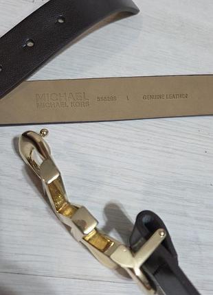 Шкіряний ремінь michael kors, оригінал 3