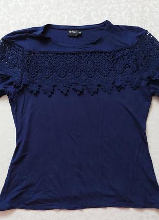 Синяя блуза размер l/xl