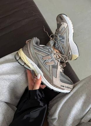 Кроссовки женские new balance 1906 | brown/ grey premium
