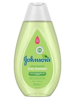 Шампунь 300мл з ромашкою тм johnsons baby