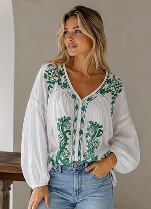 Вишита блуза river island 5