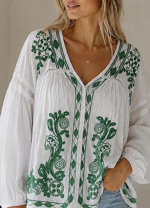 Вишита блуза river island 4