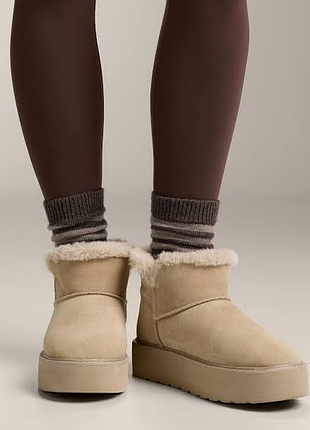 Ugg oysho зимние ботинки