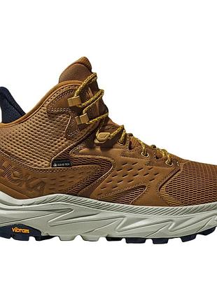 Трекінгові черевики hoka anacapa 2 mid gtx у фірмовому коричневому забарвленні.розмір:44.матеріал:нубук