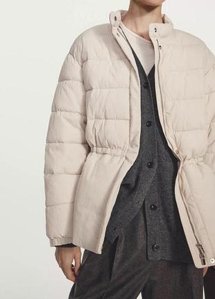 Куртка бежева massimo dutti s-ка 2