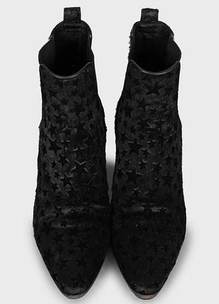 Жіночі козаки saint laurent зі шкіри поні