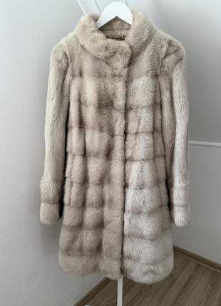 Норкова шуба mink mustela vison 46-48 розмір