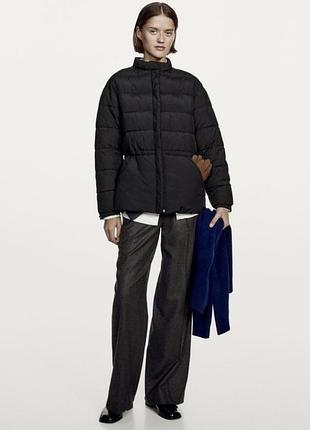 Куртка чорна massimo dutti xs-s 5