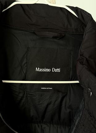 Куртка чорна massimo dutti xs-s 3