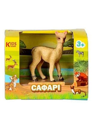 Фигурка животного сафари q9899-a87 альпака тм kids team animals