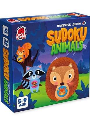 Игра магнитная судоку животные арт.rk2150-01 тм vladi toys