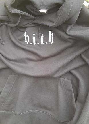 Оверсайз-худі stormzy «h.i.t.h» на преміальній основі blanks factory (розмір xl)