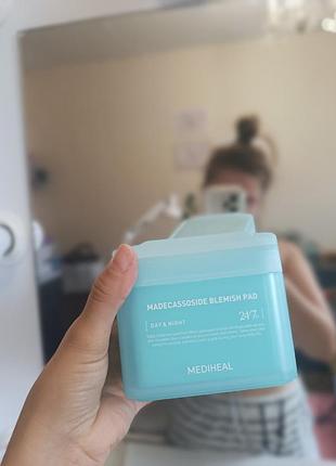 Mediheal madecassoside blemish pad тонізуючі педи для обличчя, 95 шт