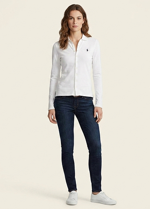 Оригінальна блуза-поло ralph lauren з довгим рукавом (s) / polo shirt / shirt