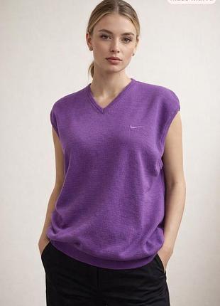 Женская жилетка с шерстью nike