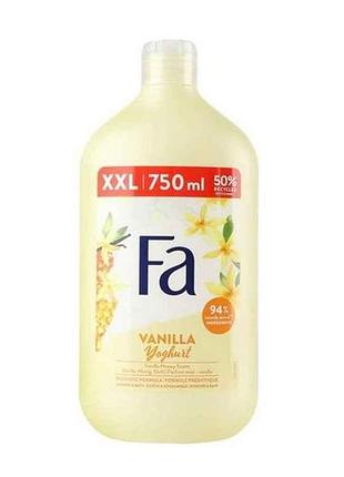 Гель для душа yoghurt ванильный мед 750мл тм fa