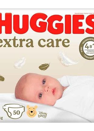 Подгузники р.1 (2-5кг) 50шт extra care тм huggies