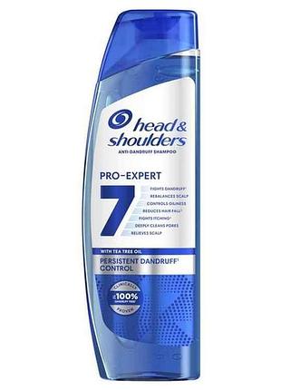 Шампунь 250мл от перхоти pro-expert 7 контроль за неподдачей лупу тм head shoulders
