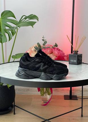 😍 жіночі кросівки new balance 9060 triple black u9060bpm