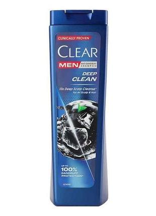 Шампунь 225мл проти лупи deep clean men тм clear