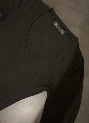 Чорна кофта (светр) zara 3