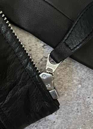 Нова шкіряна куртка бомбер пілот schott nyc lcplane leather jacket (м) 5