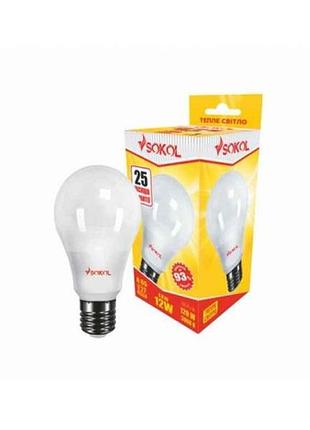 Лампа енерг.світлодіод. a65 led 12w, 3000k (тепле світло) e27 тм 220