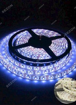 Гірлянда led стрічка 600led синій 5м 30л/1м 12v без шнура живлення тм китай
