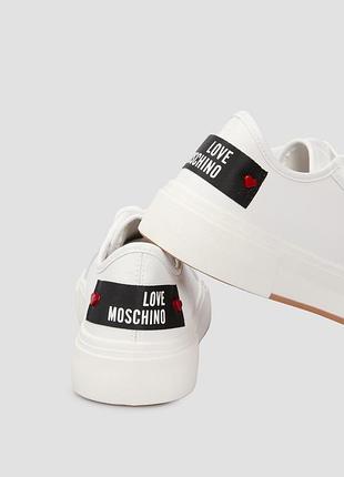 Кеди шкіряні love moschino 2