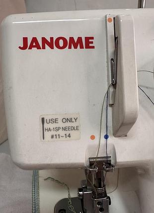 Оверлок чотирьохнитковий janome ml 250d 4