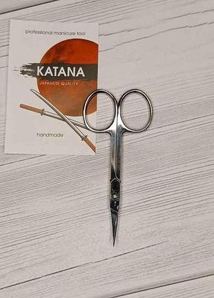 Ножницы маникюрные katana тонкое удлиненное лезвие (10*7*1см) 21013 тм eстет