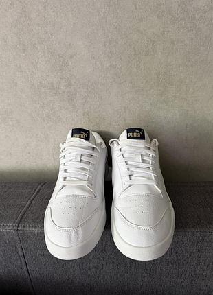 Оригінальні puma shuffle 44 (28,5 см) білі 3