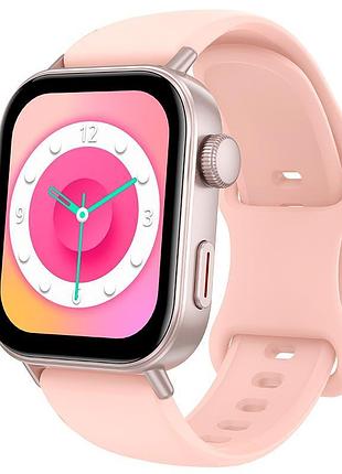 Смарт-годинник hoco y32 1,75" bluetooth 5.3 з підтримкою дзвінків ip67 pink (17514)