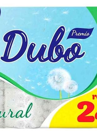 Туалетная бумага 24шт 3 слоя premio natural белый тм диво