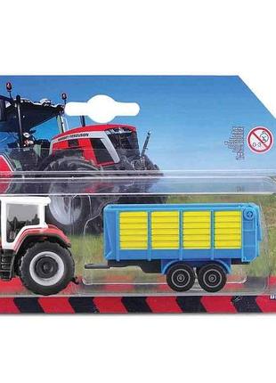Машинка в ассортименте mini work machine tractors с прицепом, 15590 тм maisto