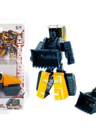Трансформер бульдозер e2016-02 тм kids teamboxformers