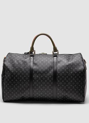💎 lv keepall bandouliere bag limited edition patchwork monogram eclipse 50 2